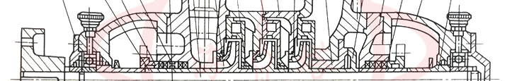 D/DG型臥式鍋爐多級離心泵結構說明