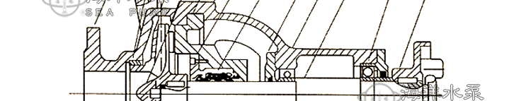 AFB單級單吸懸臂式耐腐蝕離心泵的結構說明與安裝結構圖