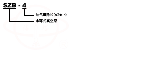 SZ型水環式真空泵型號意義